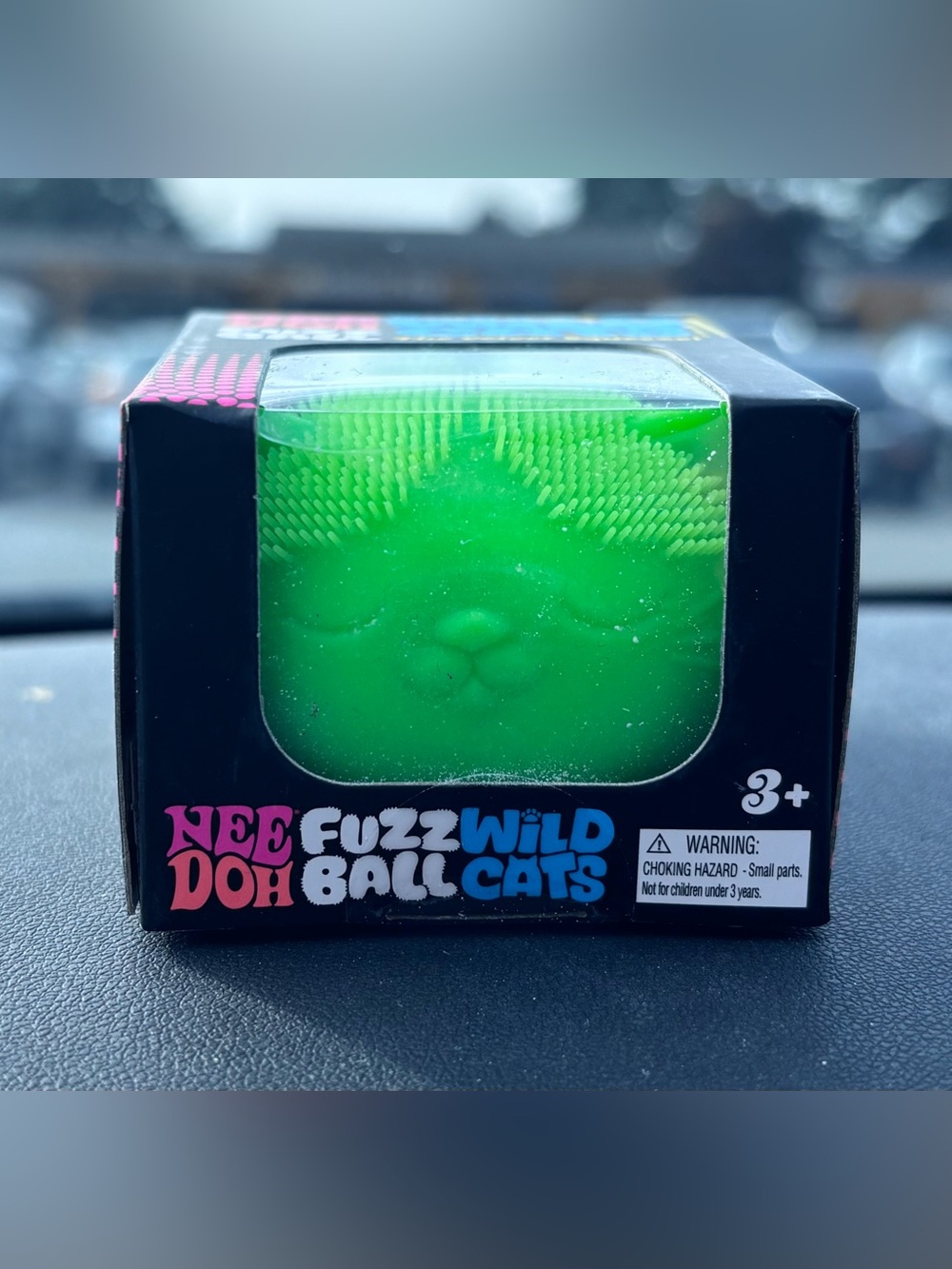NeeDoh Fuzz Ball Wild Cats - Green
